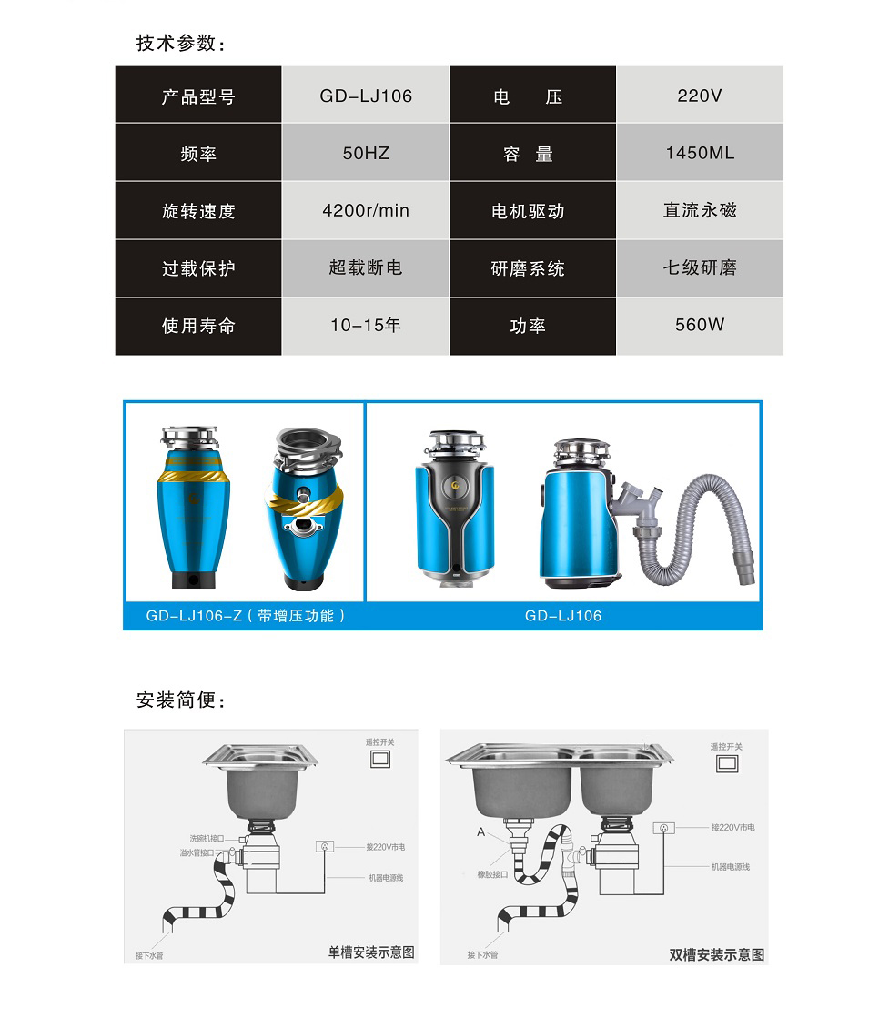 厨房垃圾处理器      ￥5888.00元(图4)